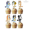 6 Toppers Bluey